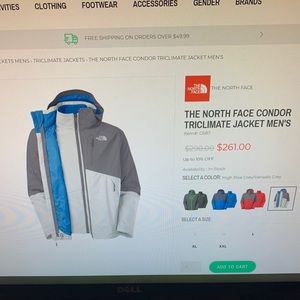 North face condor triclimate jacket